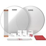 Evans ESTUK-14UV1-1 Snare Tune Up Kit pergőbőr és kiegészítő szett
