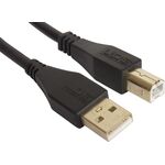 UDG Ultimate Audio Cable A-B fekete 2 m USB kábel