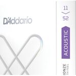 D'Addario XSABR1152 Coated Bronze 11-52 akusztikus gitárhúr
