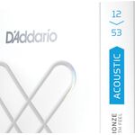D'Addario XSABR1253 Coated Bronze 12-53 akusztikus gitárhúr