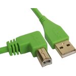 UDG Ultimate Audio Cable A-B Angled zöld 2 m USB kábel