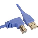 UDG Ultimate Audio Cable A-B Angled kék 2 m USB kábel