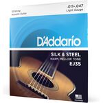 D'Addario EJ35 Silk&Steel 12 húros 11-47 akusztikus gitárhúr