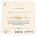 D'Addario EJ65B bariton ukulele húr
