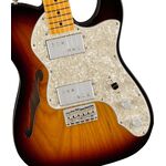 Fender American Vintage II 1972 Telecaster Thinline MN 3-Color Sunburst elektromos gitár