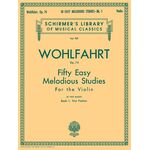 50 Easy Melodious Studies for the violin (Wohlfahrt) - kotta