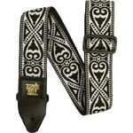 Ernie Ball 5345 Jacquard Strap Black Heart heveder