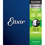 Elixir 19062 OPTIWEB Coating Super Light 10-74 8-húros elektromos gitárhúr