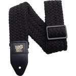 Ernie Ball 4148 polyspun fekete gitárheveder