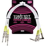 Ernie Ball 6056 46 cm fehér patchkábel