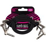 Ernie Ball 6222 Flat Ribbon 30 cm fekete patchkábel szett
