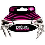 Ernie Ball 6384 Flat Ribbon 7,5 cm fehér patchkábel szett