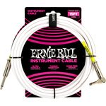 Ernie Ball 6400 fehér 4,5 m pipás gitárkábel