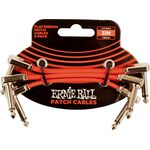 Ernie Ball 6401 Flat Ribbon 7,5 cm narancs patchkábel szett