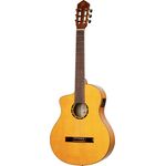 Ortega RCE170F-L balkezes elektro-klasszikus flamenco gitár