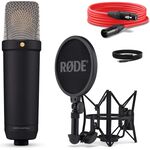 RODE NT1 5th Generation nagymembrános XLR/USB kondenzátormikrofon csomag - fekete