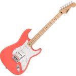 Squier Sonic Stratocaster HSS MN Tahitian Coral elektromos gitár