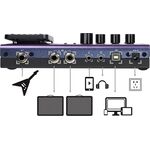 Valeton GP-100VT multi-effekt processzor pedál, jewel violet