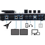 Valeton GP-100 multi-effekt processzor pedál, fekete