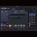 Valeton GP-100 multi-effekt processzor pedál, fekete