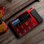 Valeton GP-200R multi-effekt processzor pedál, piros