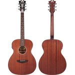 D'Angelico Premier Tammany LS Natural Mahogany Satin elektro-akusztikus gitár