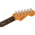 Fender Acoustasonic Player Jazzmaster RW Antique Olive elektro-akusztikus gitár