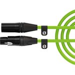 RODE XLR3M XLR-Cable zöld 3 m XLR mikrofonkábel