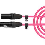 RODE XLR3M XLR-Cable rózsaszín 3 m XLR mikrofonkábel