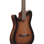 Ibanez FRH10NL-BSF Brown Sunburst Flat balkezes elektro-klasszikus gitár