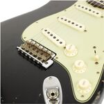 Fender Custom Shop 1960 Stratocaster Heavy Relic RW Aged Black over 3-Color Sunburst elektromos gitár