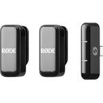 RODE Wireless Micro USB-C vezeték nélküli csíptetős mikrofon szett - fekete