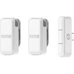 RODE Wireless Micro USB-C vezeték nélküli csíptetős mikrofon szett - fehér