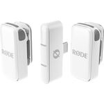 RODE Wireless Micro USB-C vezeték nélküli csíptetős mikrofon szett - fehér