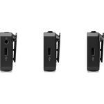 RODE Wireless GO Gen 3 kétcsatornás vezetéknélküli csíptetős mikrofon szett - fekete