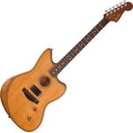 Fender Acoustasonic Standard Jazzmaster RW Aged Natural elektro-akusztikus gitár