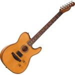 Fender Acoustasonic Standard Telecaster RW Aged Natural elektro-akusztikus gitár