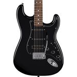 Fender Standard Stratocaster HSS LRL Black elektromos gitár