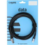 KLOTZ USB-AC-1.0 USB 3.1 szupersebességű A-C 1 m kábel