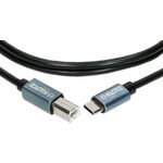 KLOTZ USB-CB-3.0 USB 2.0 nagysebességű C-B 3 m kábel