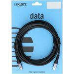 KLOTZ USB-CC-2.0 USB 3.2 szupersebességű C-C 2 m kábel