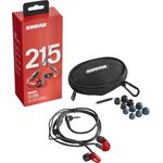 Shure SE215SPE-RD-EFS SE215 Pro Red professzionális izolációs fülhallgató