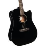 Cort Earth60CE Black Gloss elektro-akusztikus gitár