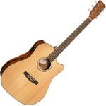 Cort Earth60CE Natural Gloss elektro-akusztikus gitár