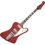 Epiphone 1963 Firebird V Ember Red elektromos gitár