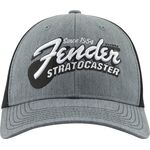 Fender Stratocaster Guitar Hat Heather Gray baseball sapka