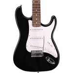 Arrow Tonecaster ST 111 Abyss Black Rosewood/White elektromos gitár