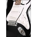 Arrow Tonecaster ST 111 Abyss Black Rosewood/White elektromos gitár