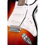 Arrow Tonecaster ST 111 Tobacco Burst Rosewood/White elektromos gitár
