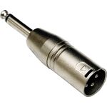 WorldMix EA3MP2 - XLR papa - 6,3 mm-es monó jack átalakító adapter